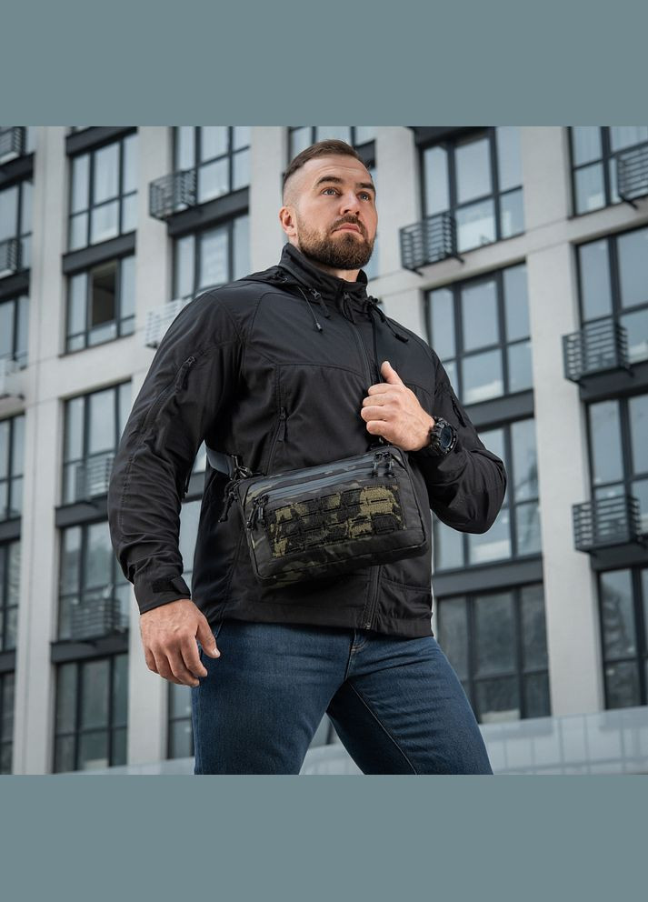 Сумка Admin Bag Medium Elite с липучкой Multicam Black/Black M-TAC (315148173)