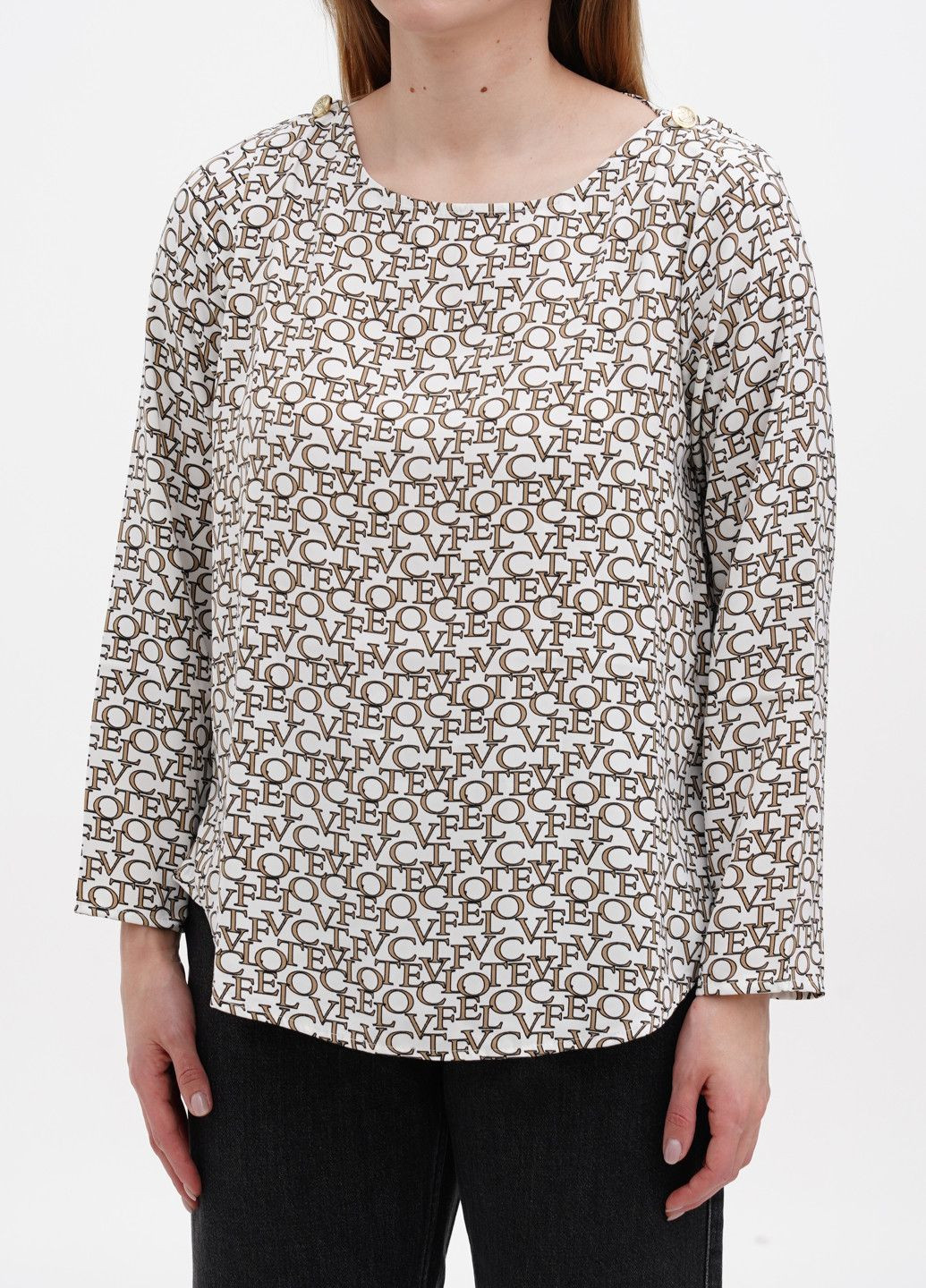 Молочная блуза Cortefiel