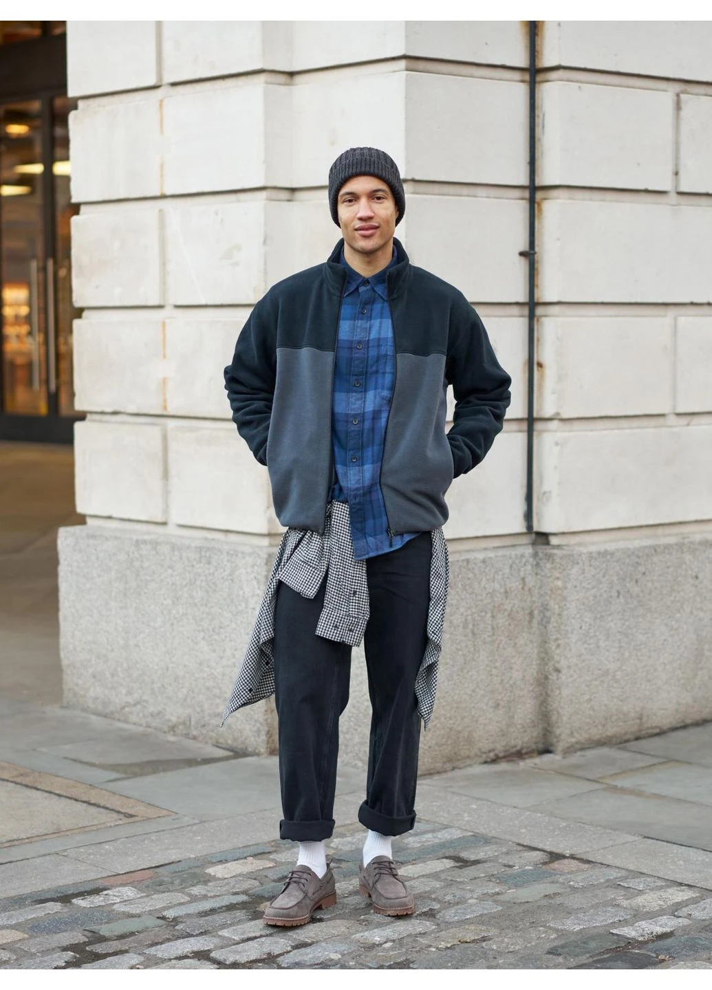 Темно-серый кардиган Uniqlo
