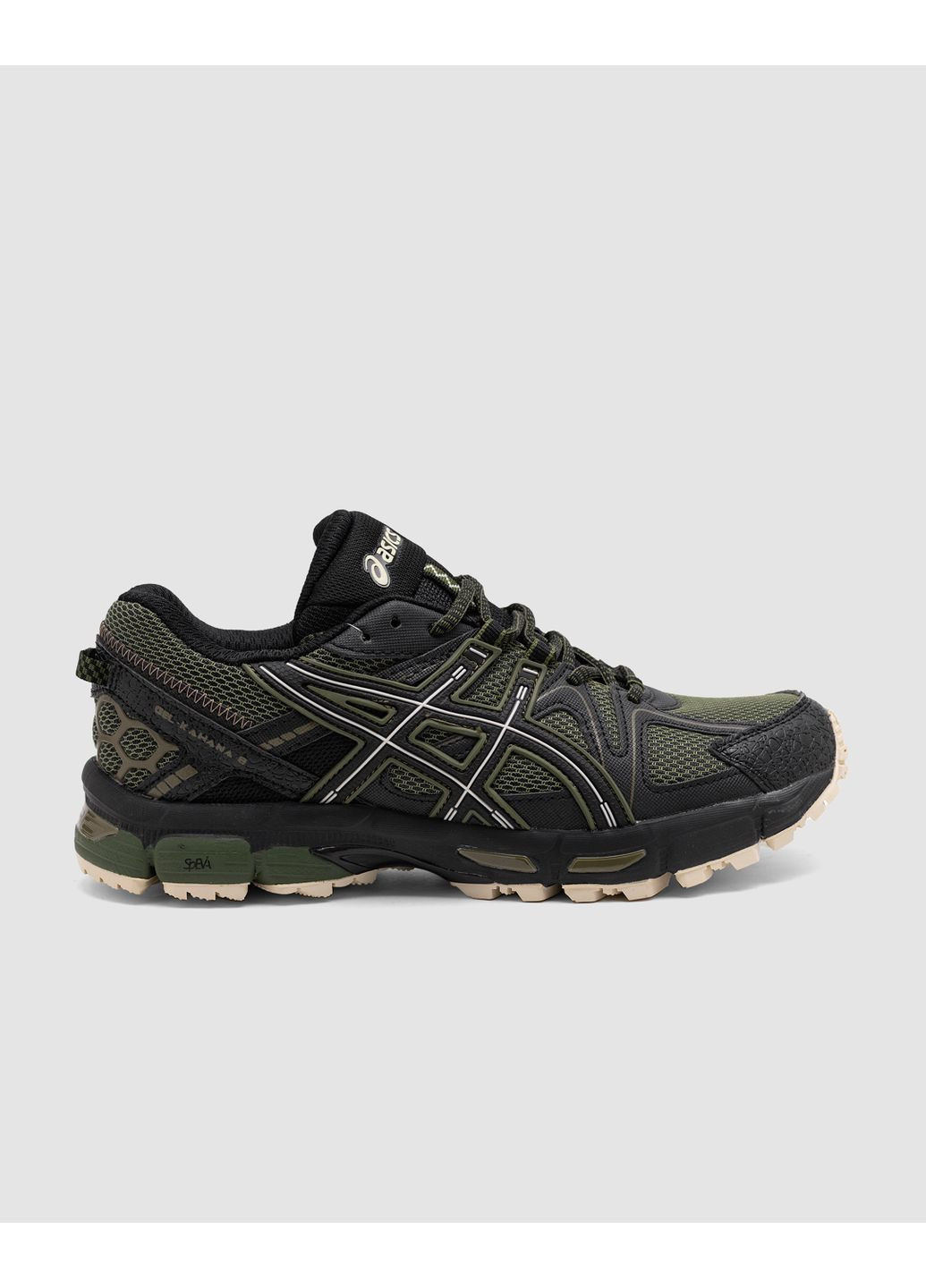 Сірі Осінні кросівки чоловічі asics gel kahana 8 green black асікс гель кахано 8 No Brand