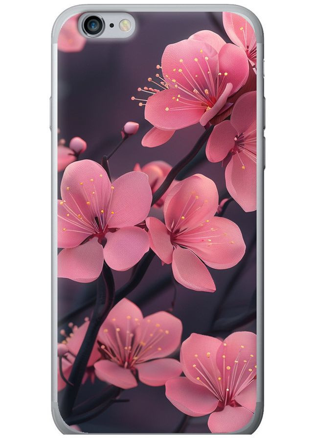 Силиконовый чехол 'Пурпурная сакура' для Endorphone apple iphone 6 plus (291885365)