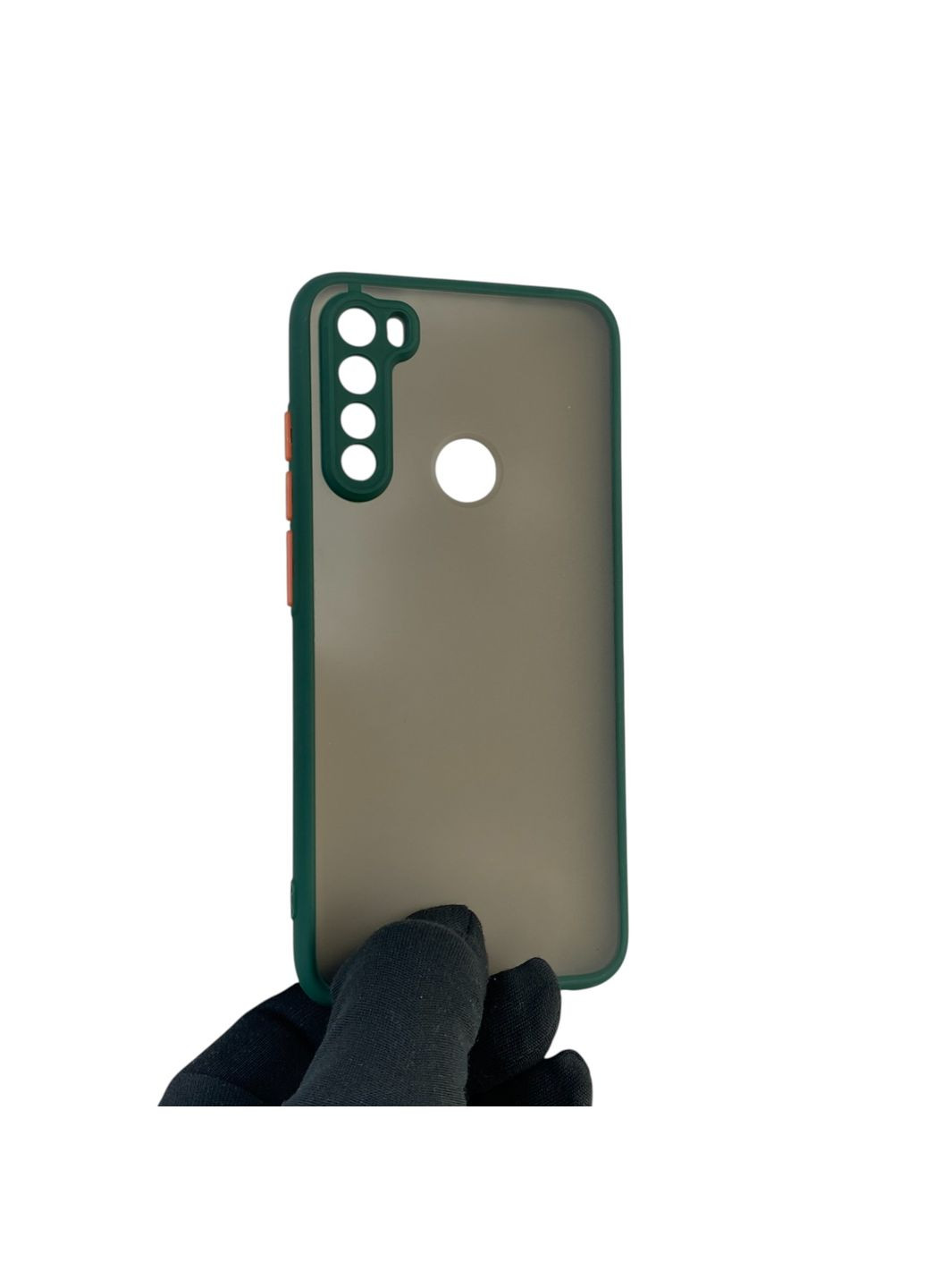 Чехол для телефона Redmi Note 8 с высокими бортами с защитой камеры на сяоми редми нот 8 темно-зеленый Xiaomi (366390624)