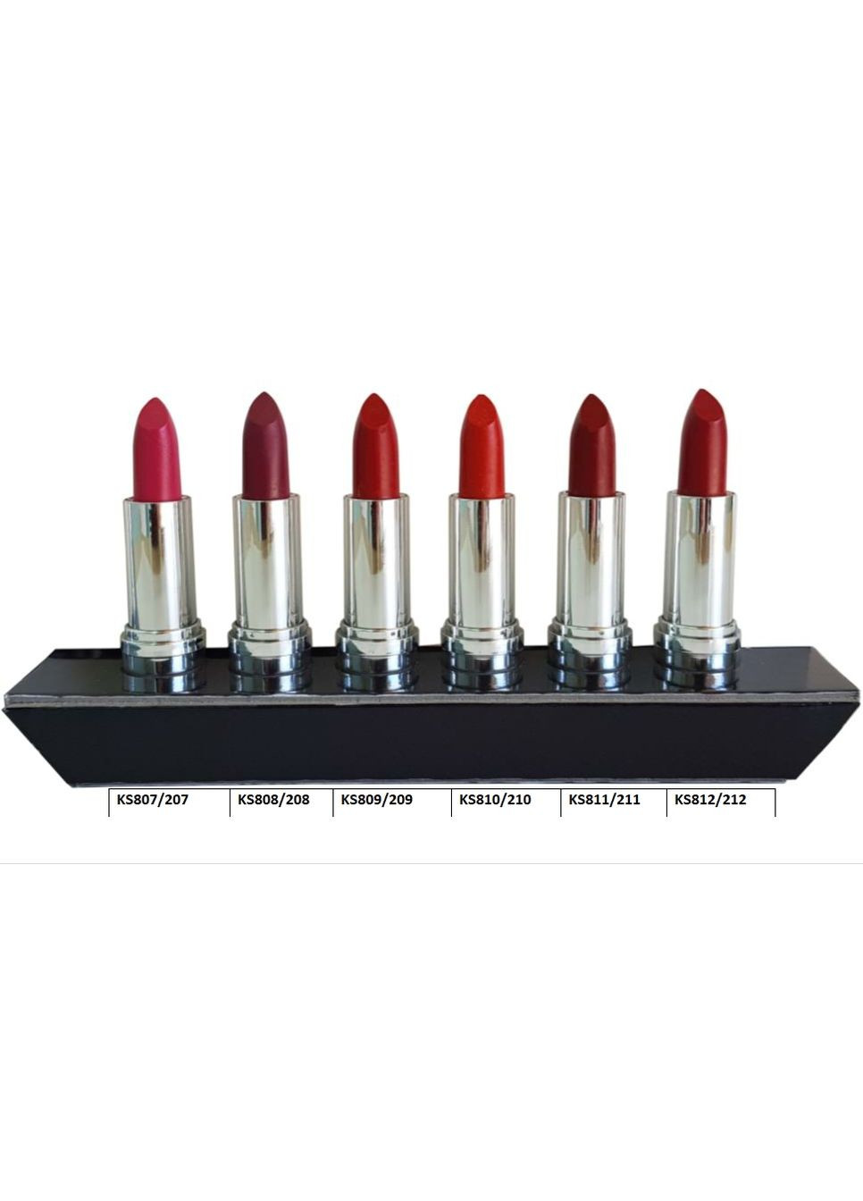 Помада для губ пурпурно-червоний, 5г (KS212) KSKY Shiny Silver Rossetto Lipstick (297714817)