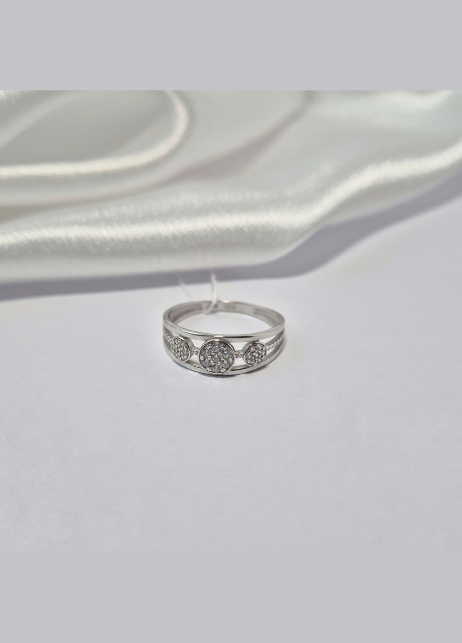 Срібна каблучка в Білих Каменях.0 розмір срібло 925 проби Родоване 1616 1.59г No Brand (316649596)