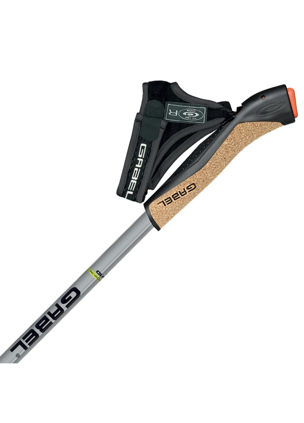 Карбоновые палки для скандинавской ходьбы X-5 Black/Yellow 130 (7008351131300) Gabel (302367505)