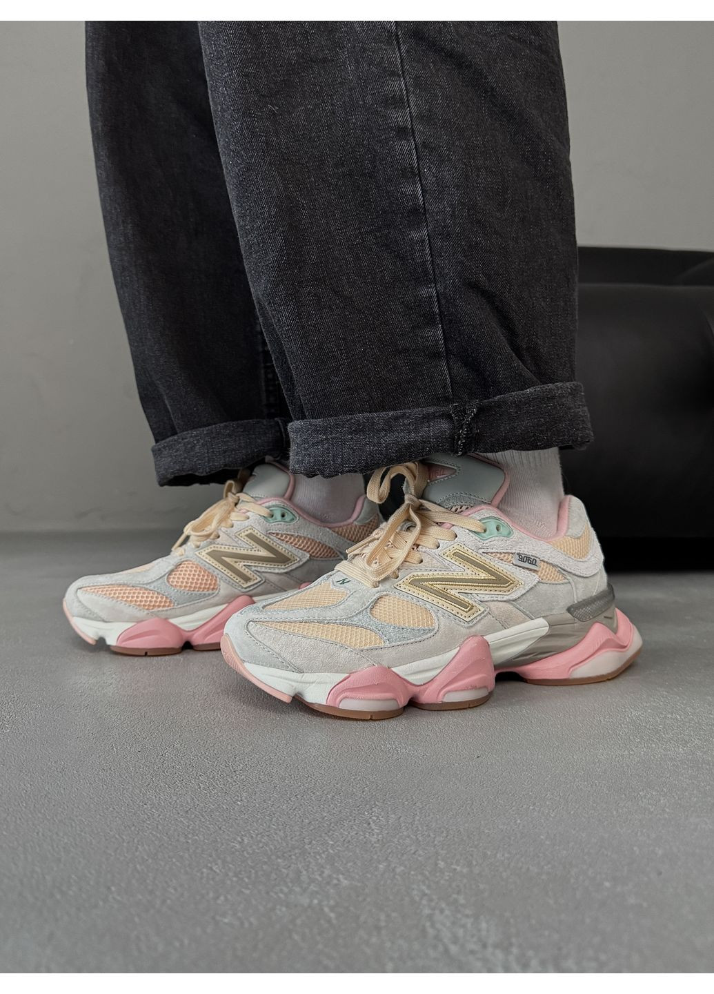 КРОСІВКИ ЖІНОЧІ NEW BALANCE 9060 X JOE FRESHGOODS BABY SHOWER BLUE НЬЮ БЕЛАНС 9060 No Brand комбіновані демісезони (369389486)