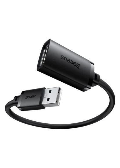 USB подовжувач AirJoy Series USB2.0 Extension Cable 0.5m чорний B00631100111-00 Baseus (388781486)