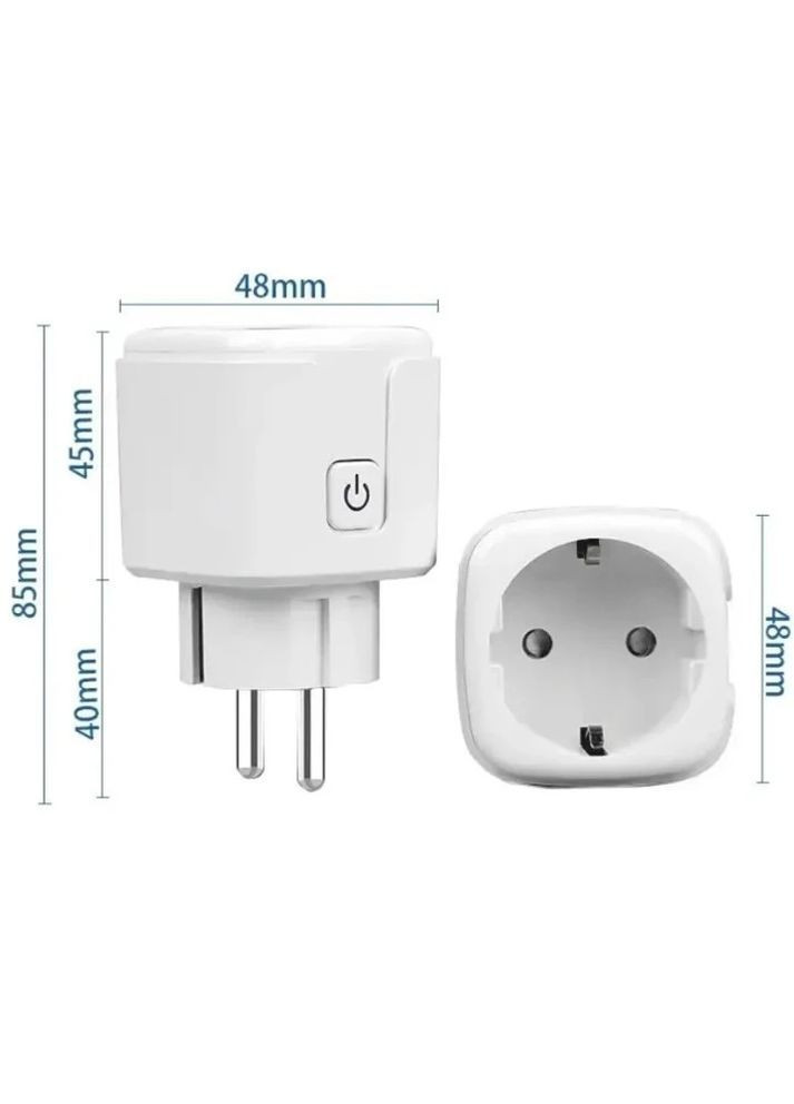 Розумна WiFi розетка на 16А Smart 3680Вт розетка з підключенням до телефону Good Idea (363834572)