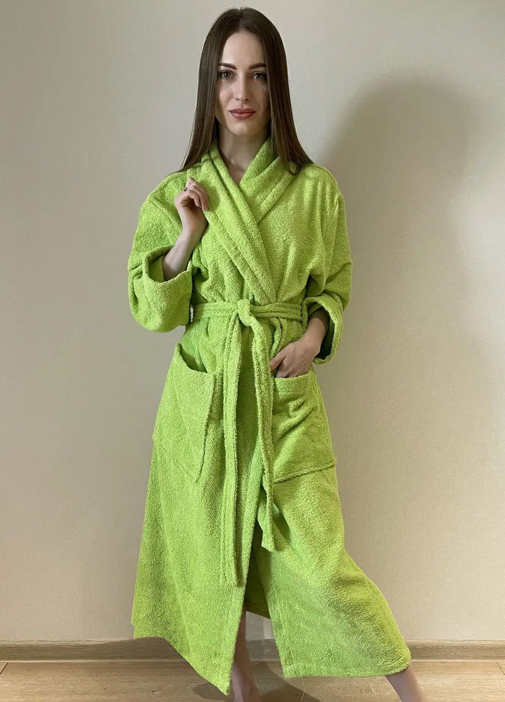 Халат жіночий махровий, розмір M 46-48 Vishnya (322034829)