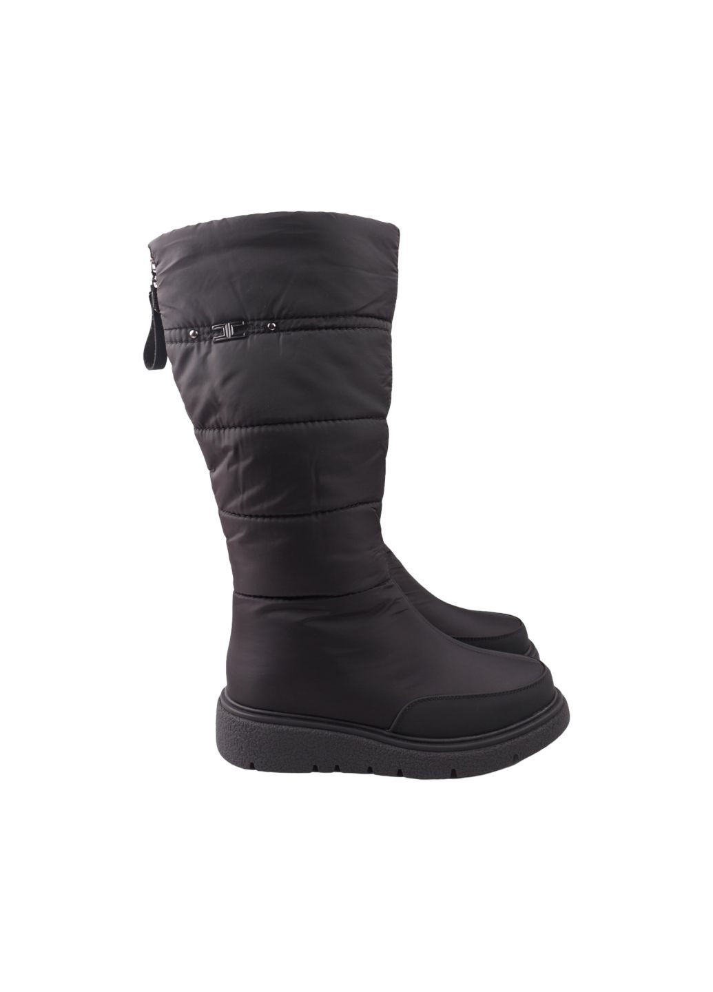 сапоги женские черные балоновые Meglias