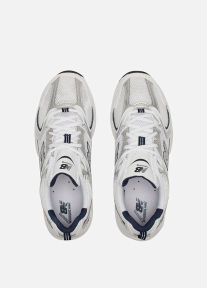 Кроссовки женские New Balance 530 White Silver Navy MR530SG Нью Беланс 530 No Brand белые демисезоны (362206721)