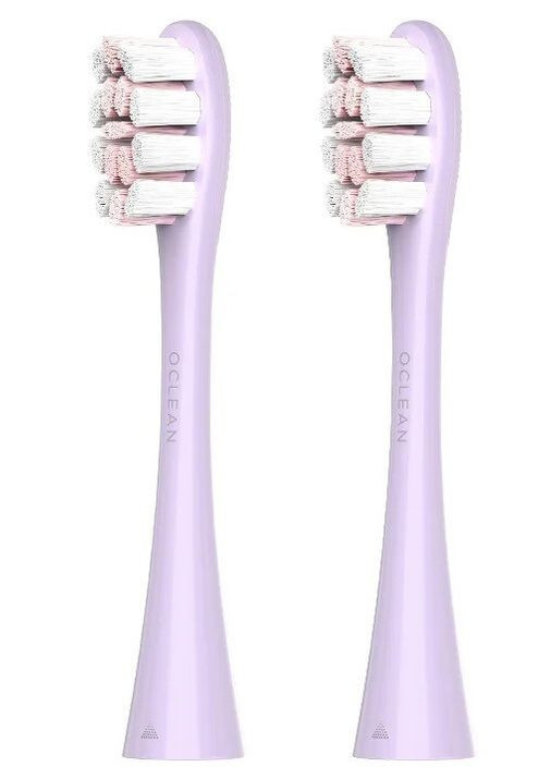 Насадки головки cменные P1C13 P02 toothbrush head 2 штуки фиолетовые Oclean (293345534)