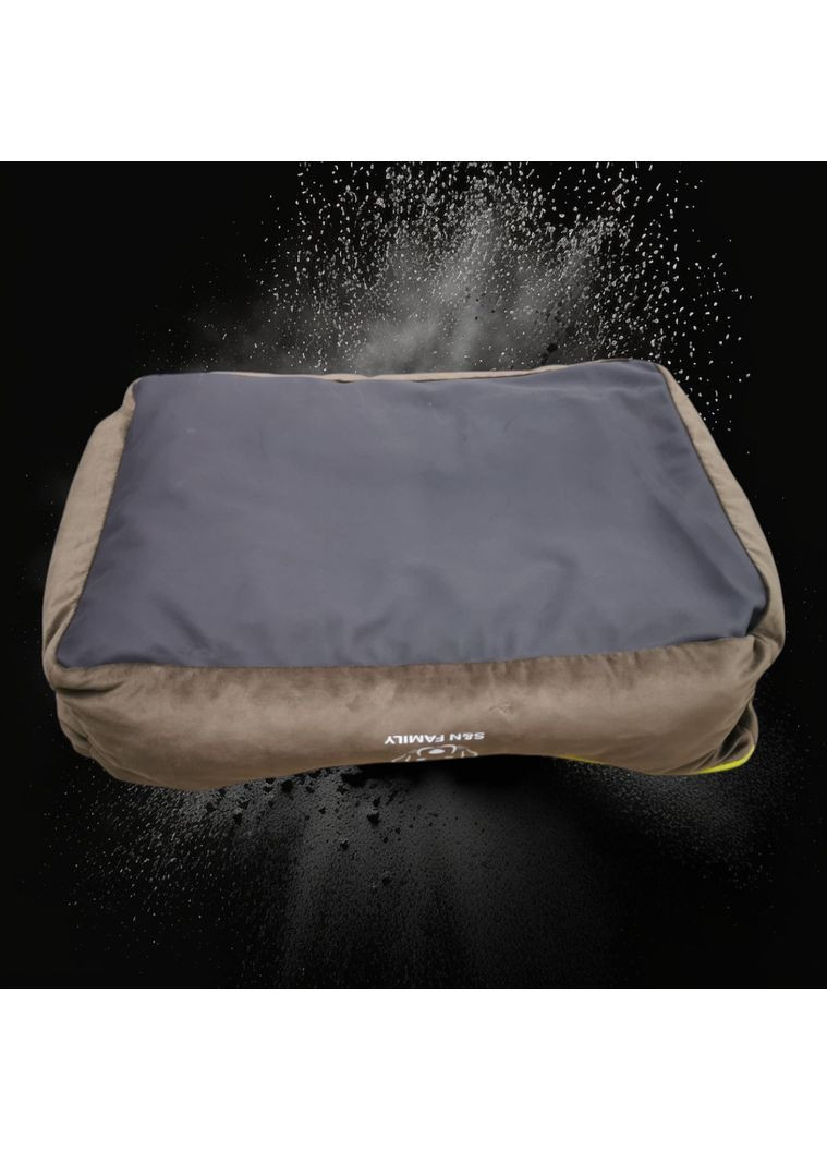 Лежанка 140х100х25см з текстилю для великих собак "Sand" (Коричневий) S&N Family (361204595)