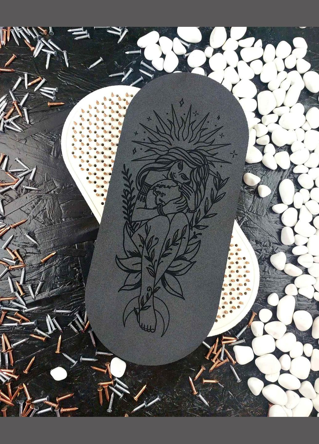 Динамические доски садху Легкие комфортные с гравировкой девушка No Brand анатомічні (342328890)