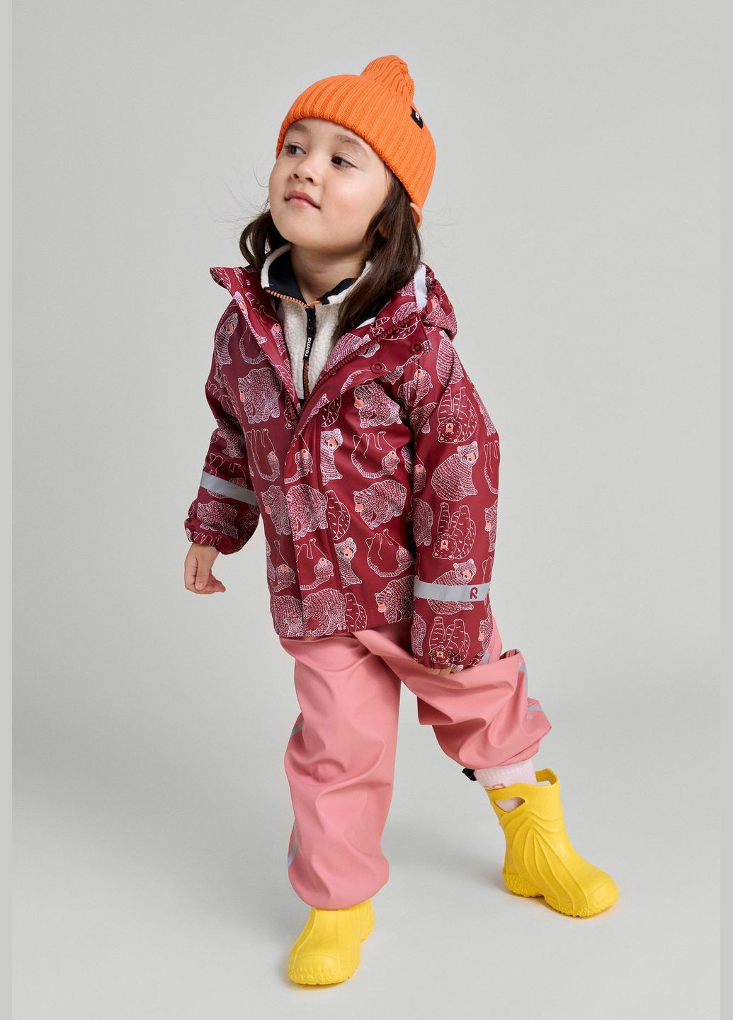 Желтые сапоги резиновые Reima