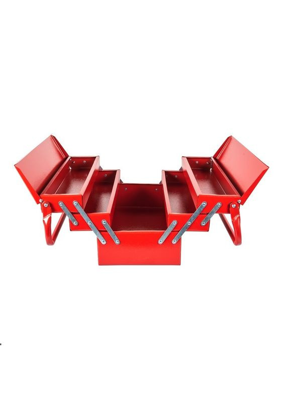 Ящик для інструментів металевий, 440 мм, 3 яруси, 5 відділень (79-4305) Mastertool (340910689)