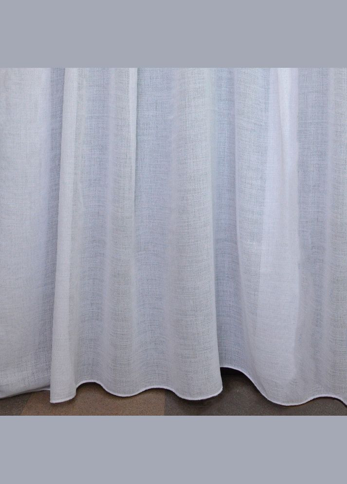 Ткань тюль рогожка однотонная Арлет V-13406 белая IDEIA (301091449)