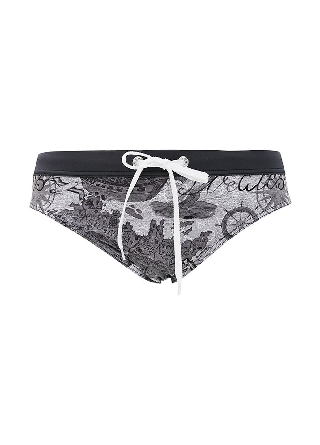 Мужские серые спортивные, пляжные, деним плавки пляжные 1913s2 19131/разноцветные. танга, хипсы Geronimo