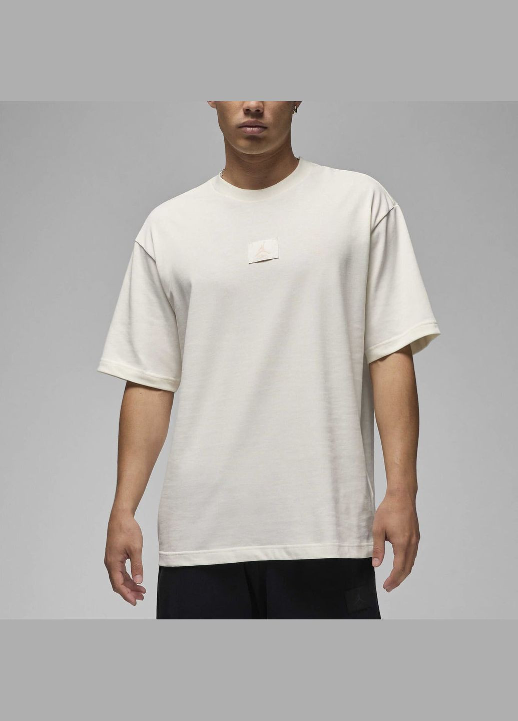 Бежевая футболка мужская flt essential 85 ss (fz1912-133) Jordan