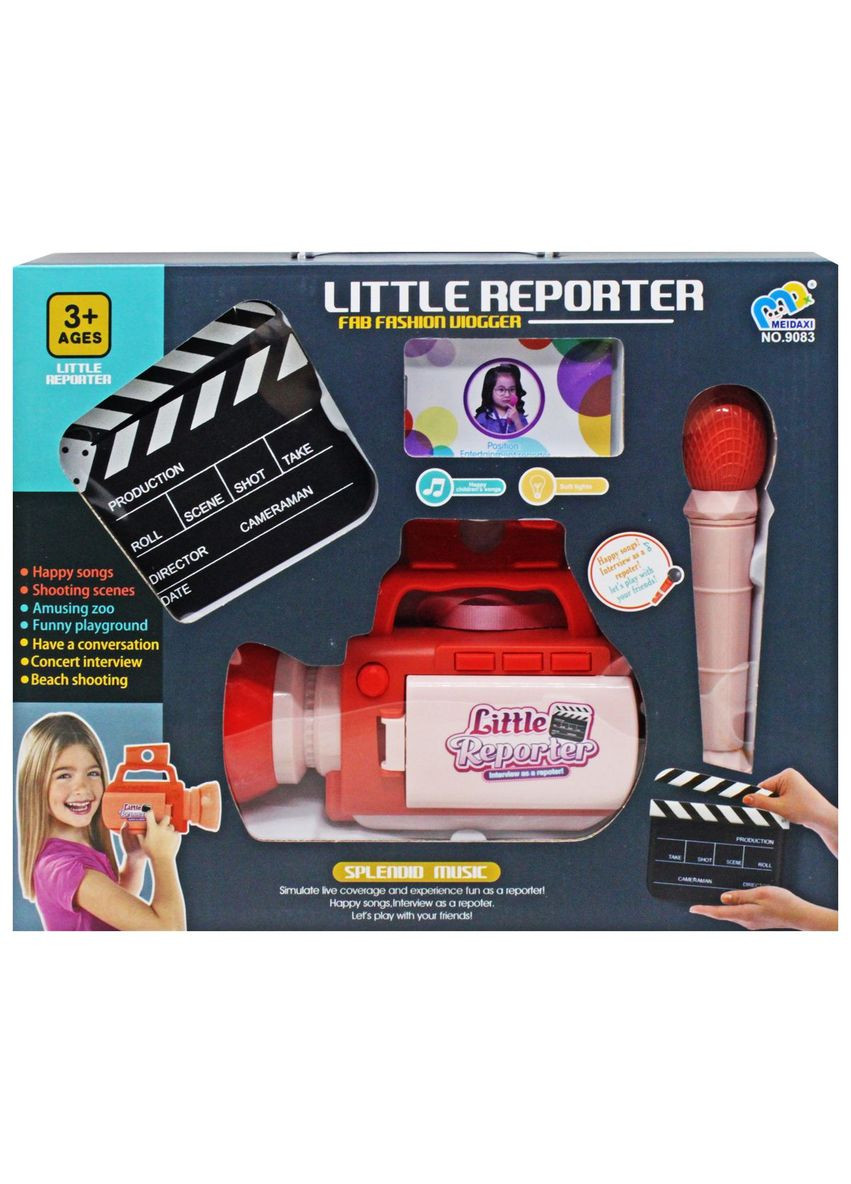 Игровой набор "Маленький репортер" (розовый) MIC (290251464)