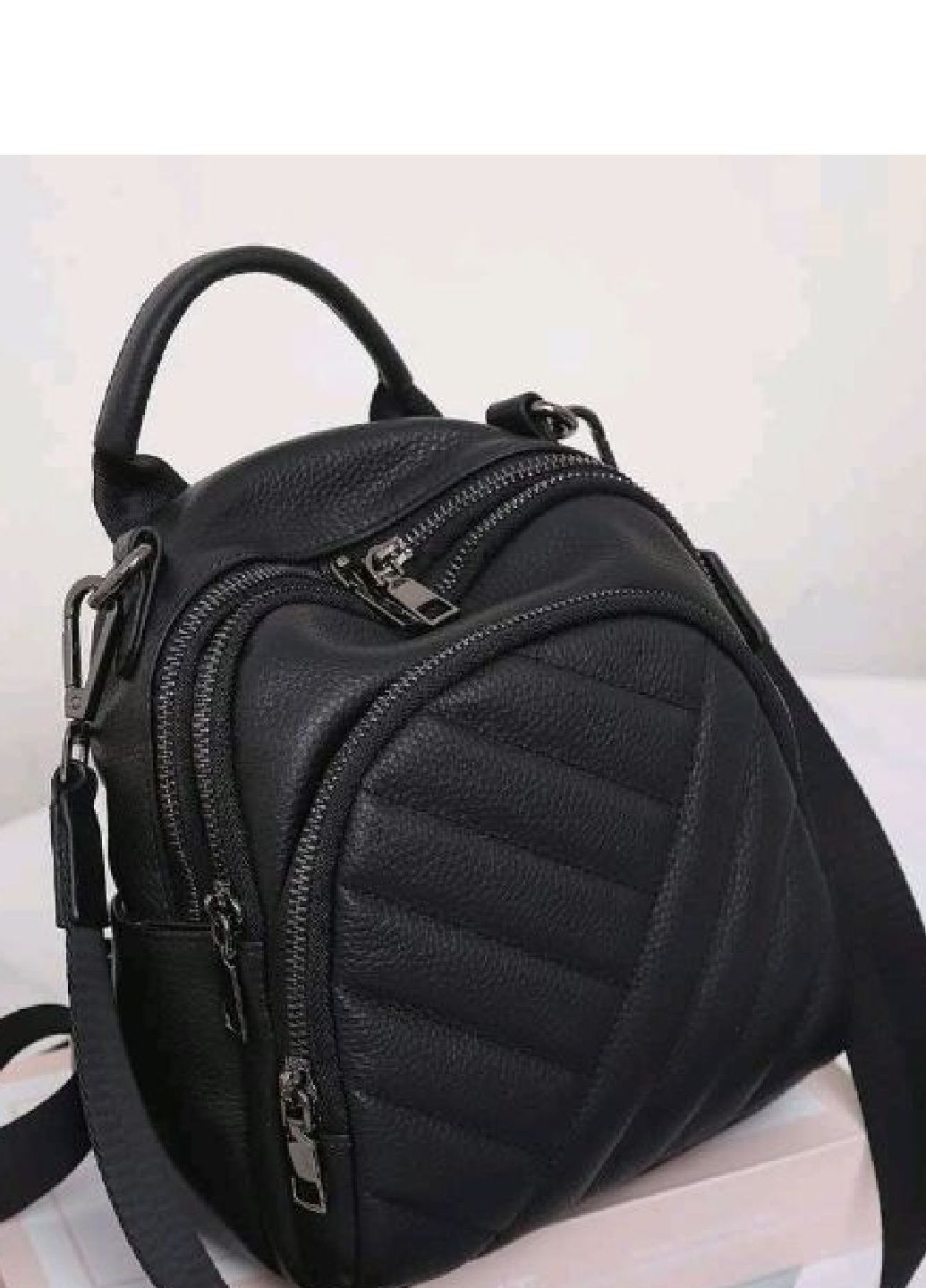 Кожаная сумка-рюкзак мини. Vishnya (338537222)