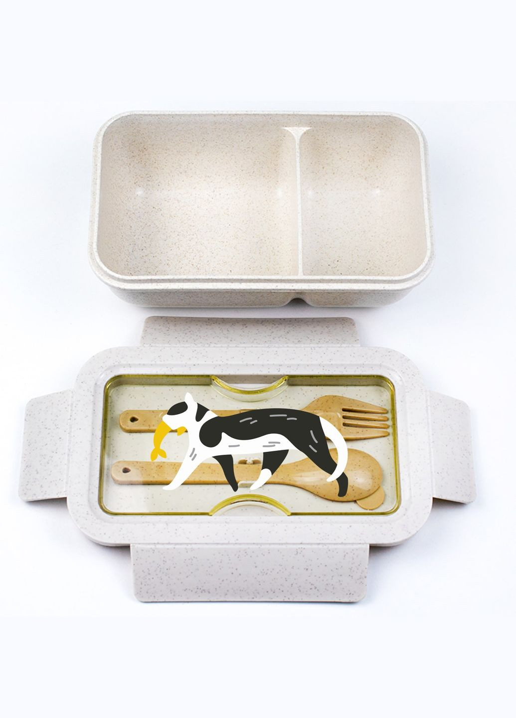 Ланч бокс Кіт і риба ( з пшеничного еко-волокна ) Ziz 61013 (341318846)