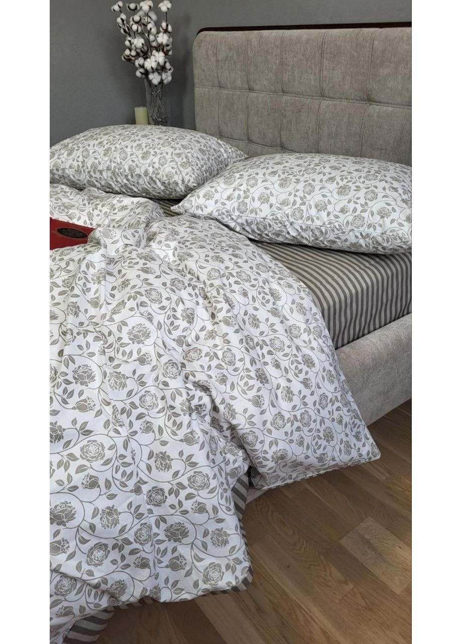 Постельное белье Клео, ранфорс Полуторный размер, наволочки 50/70 No Brand (364215687)