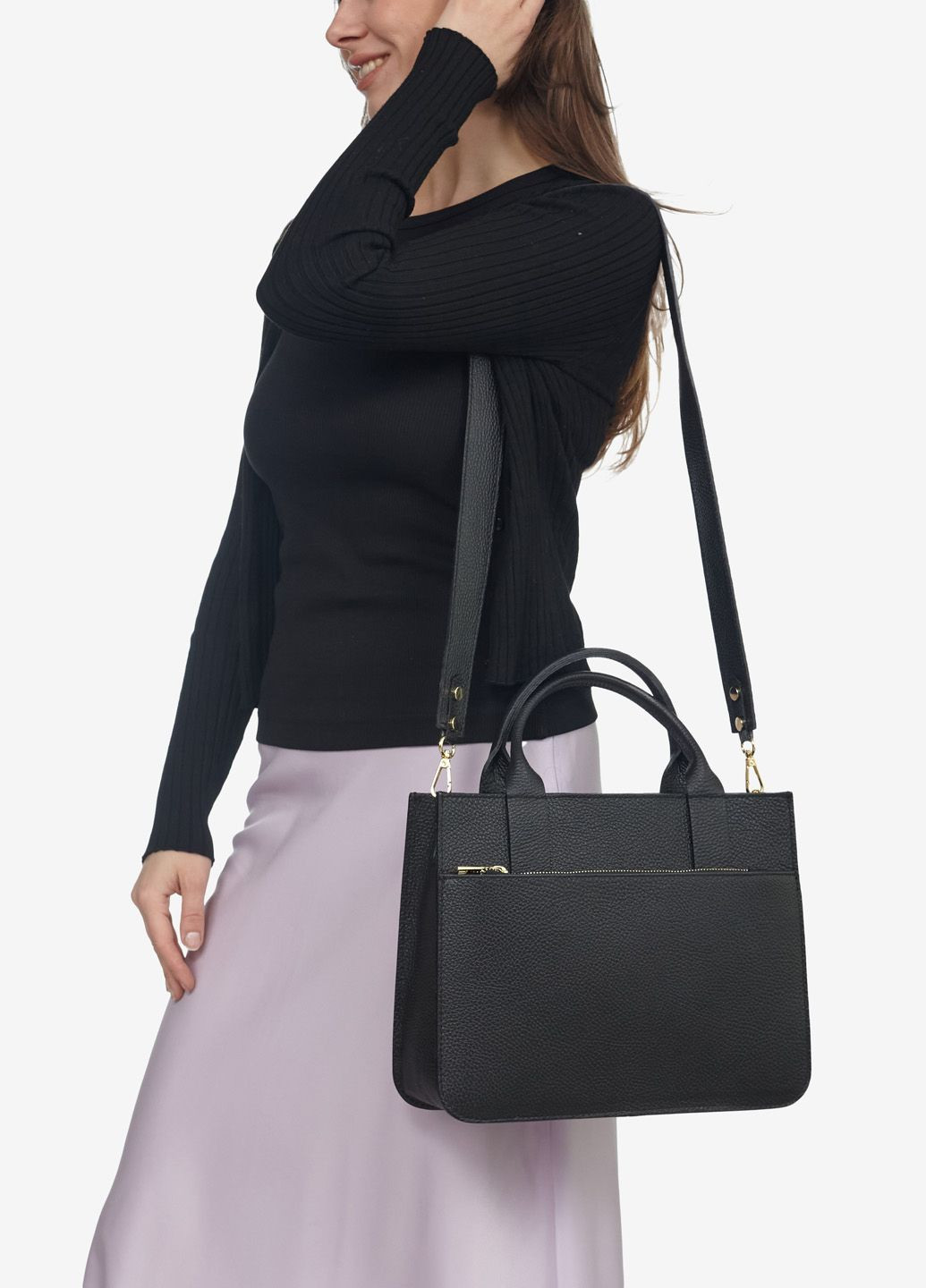 Сумка женская кожаная тоут средняя Tote Regina Notte (288189229)