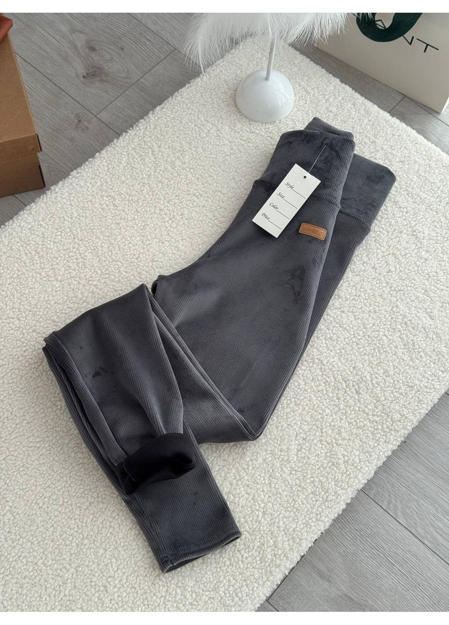 Лосины 476 рубчик велюр на флисе Україна (368727096)