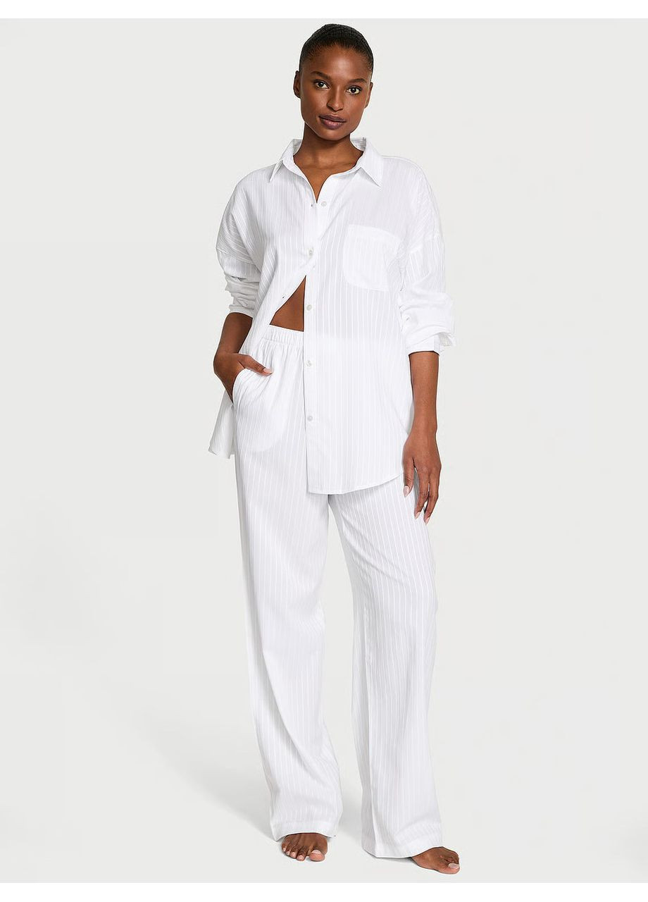 Біла всесезон піжама вікторія сікрет, vs, розмір l No Brand