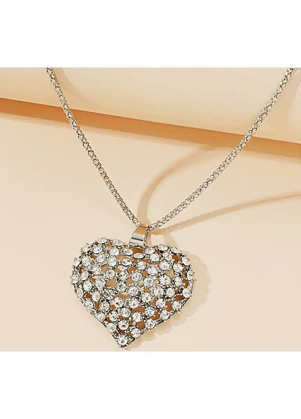 Кулон на длинном жгуте кулон Сердце No Brand (365301763)