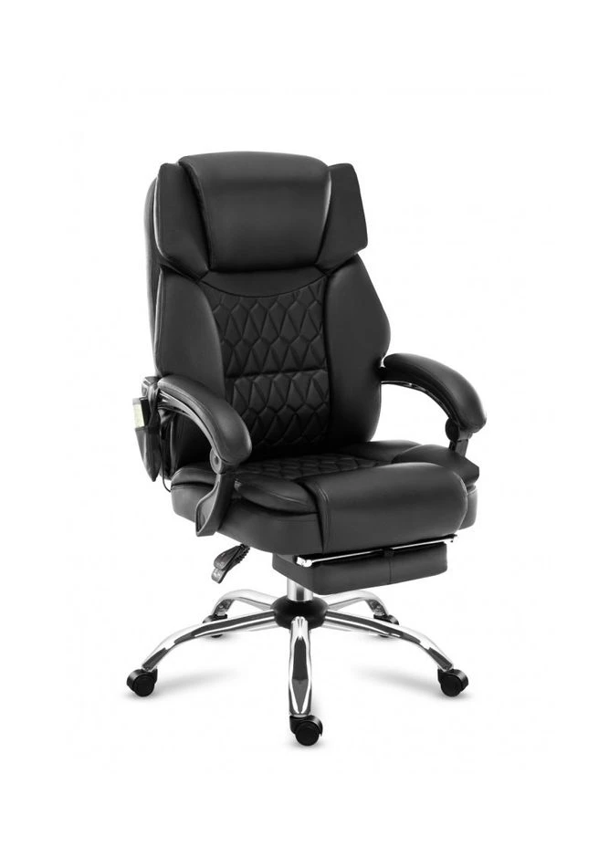 Крісло офісне з масажем Mark Adler Boss 6.0 Black Markadler (380685708)