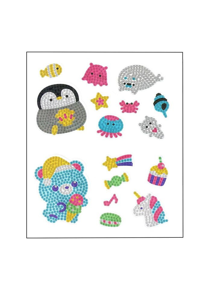 Набір для творчості Алмазна мозаїка "Ведмедик" FG24062201B-4 фігурки-наліпки No Brand (330604829)