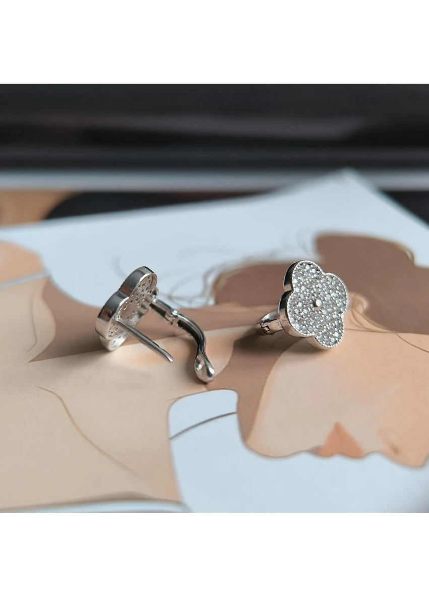Серьги Silver Flame (395435790)