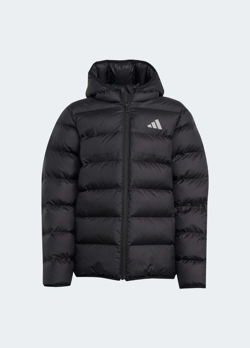 Черная демисезонная куртка synthetic kids adidas