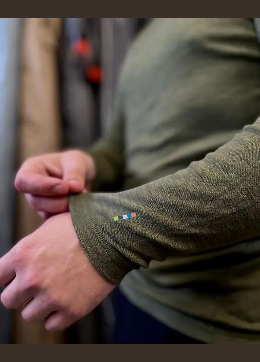 Кофта чоловіча Men's Merino 250 Baselayer Crew Boxed, Charcoal Heather, Smartwool (334672469)