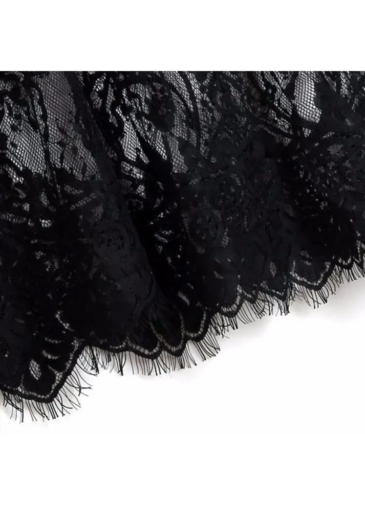 Черное кружевное платье женское прозрачное. шикарное кружевное платье длинное женское для беременных. женское сексуальное платье China