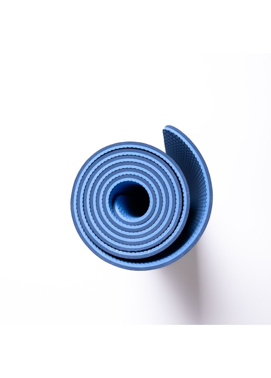 Коврик для йоги нескользящий 173×58 см Синий HP-42-10BL Yiwu (370802157)