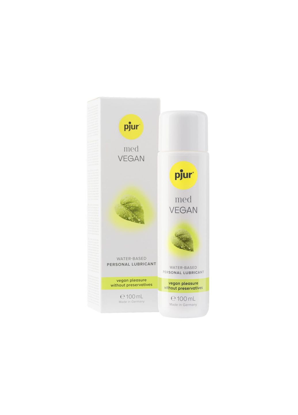Лубрикант на водній основі med Vegan 100 мл, тільки веганські інгредієнти Pjur (369952236)