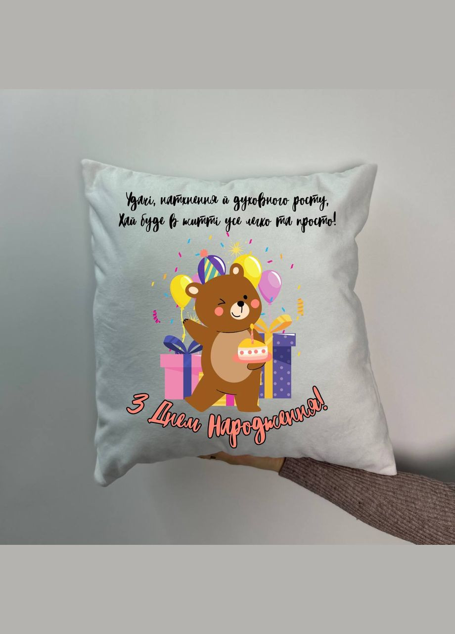 Подушка с принтом габардиновая Монстер черный, зеленая 35х75 (650) Hand Made (350941960)