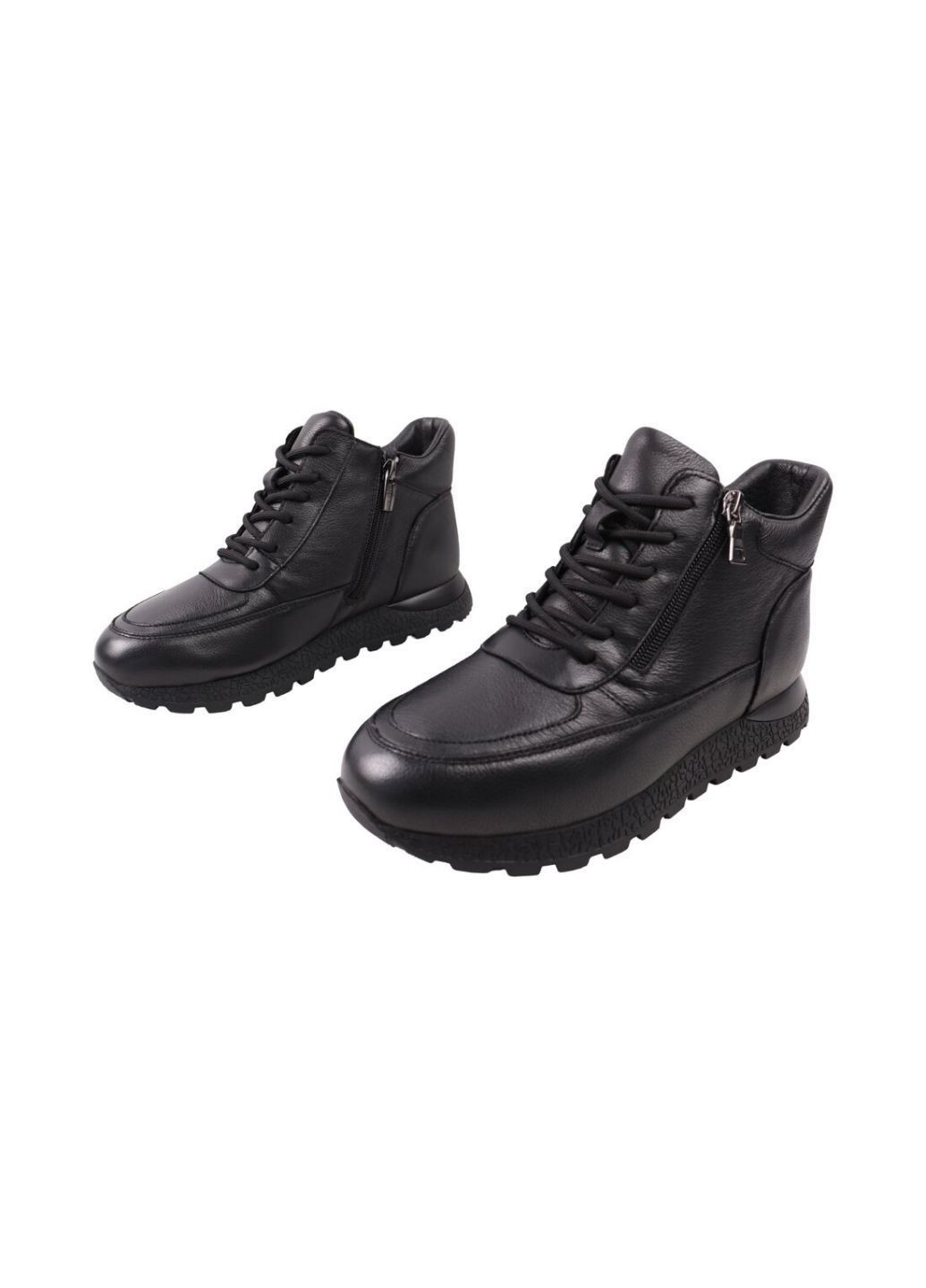 ботинки женские черные натуральная кожа Lifexpert