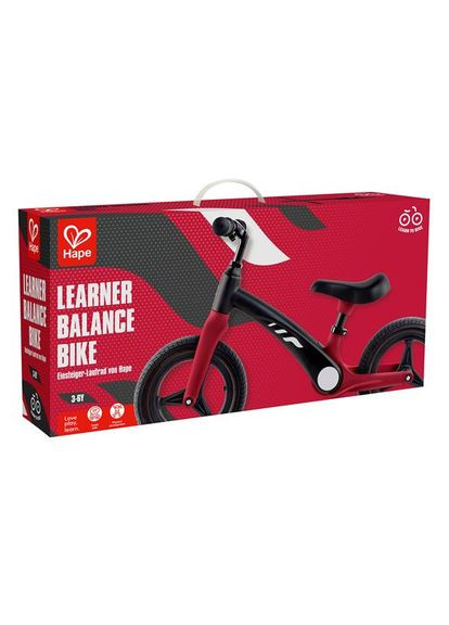 Біговел двоколісний 12" червоний (E1207) Hape (331158787)