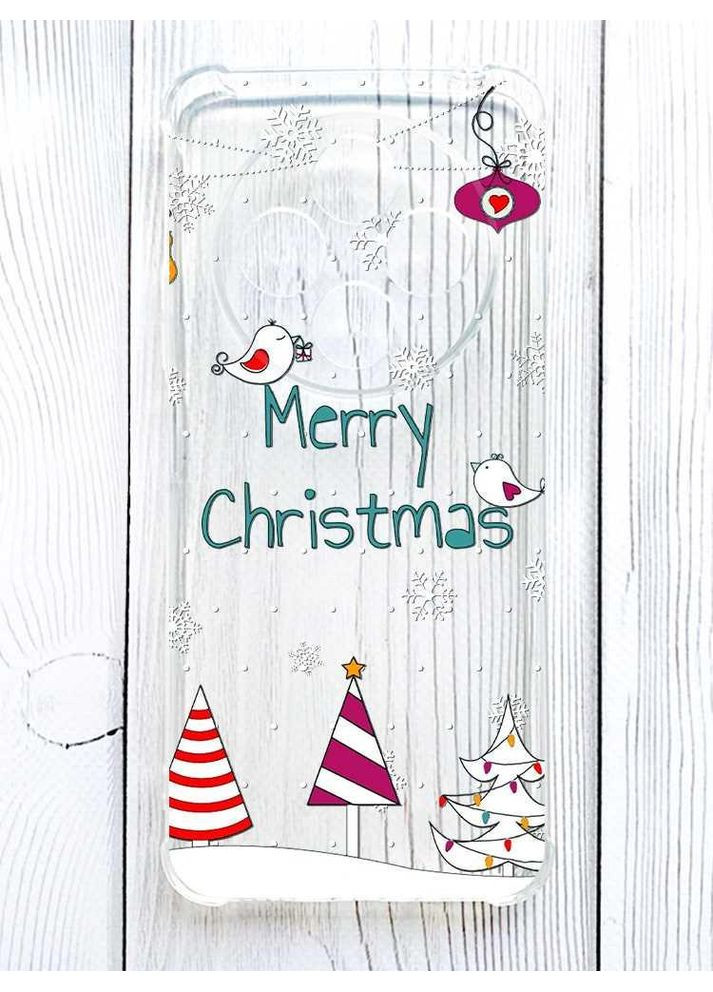 Чохол з потовщеними кутами на Xiaomi Redmi 14C / Poco C75 Зимові пташки (принт 184) Creative (362968443)