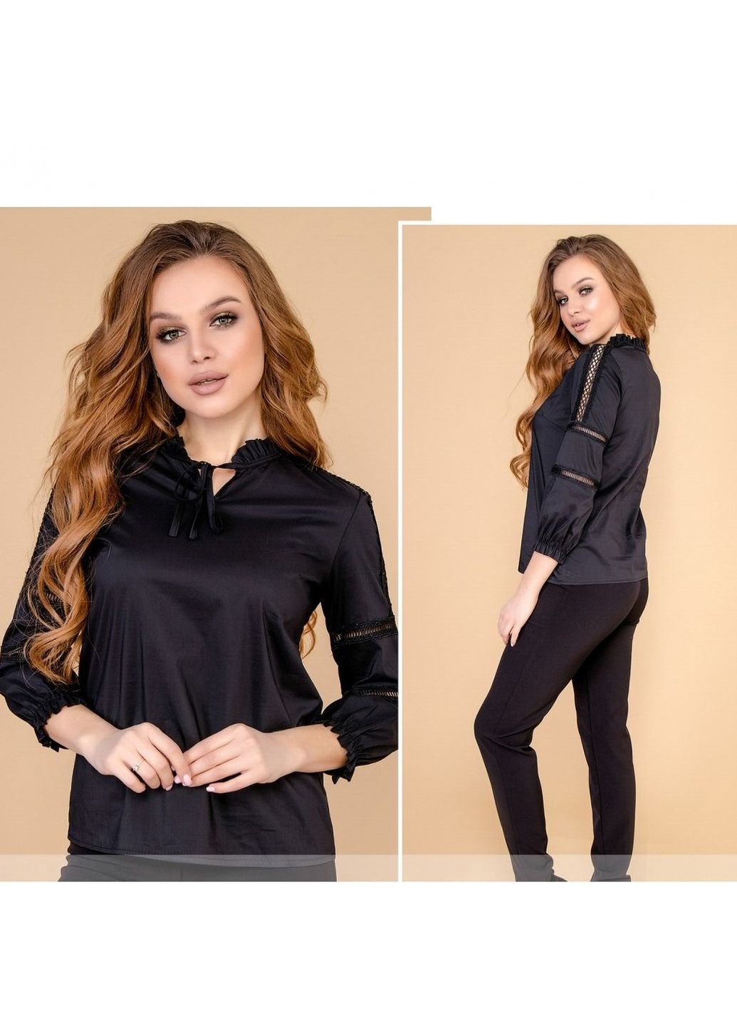 Чёрная блуза Liton