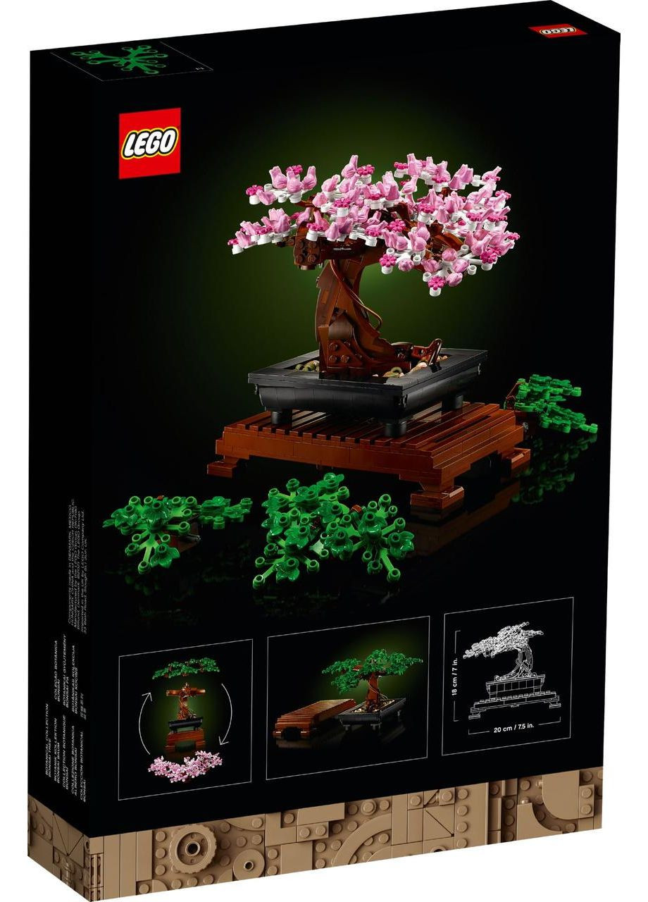 Icons Дерево бонсай 878 деталей (10281) Lego (304055404)