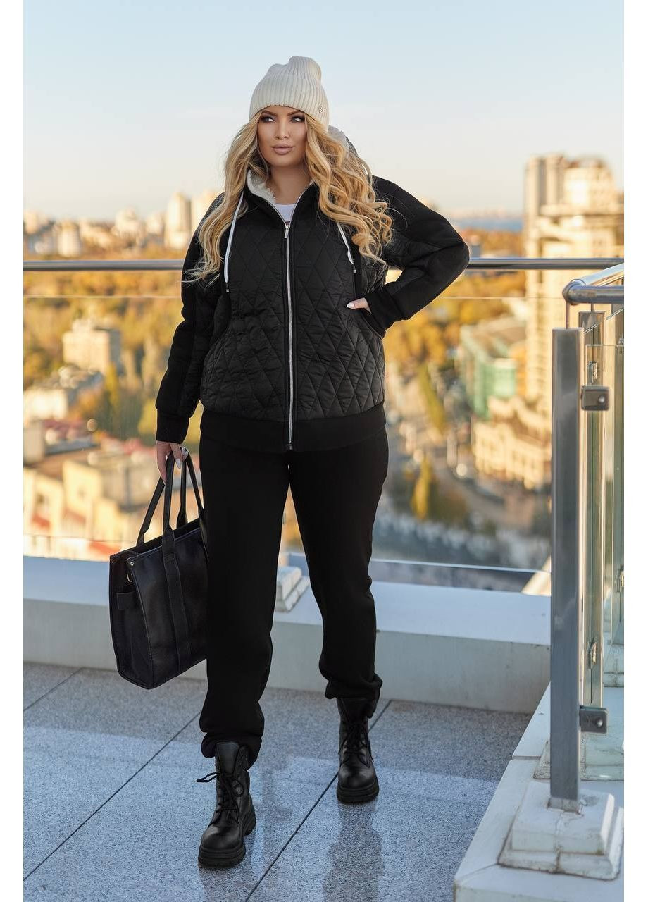 Теплий костюм жіночий куртка +штани зима No Brand (366439902)