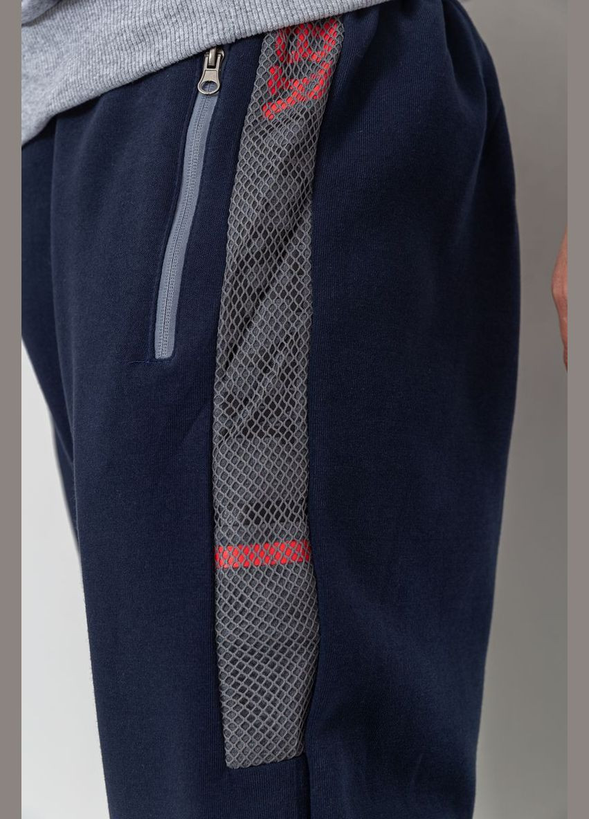 Спорт чоловічі штани на флісі, колір темно-синій, Ager (277630081)