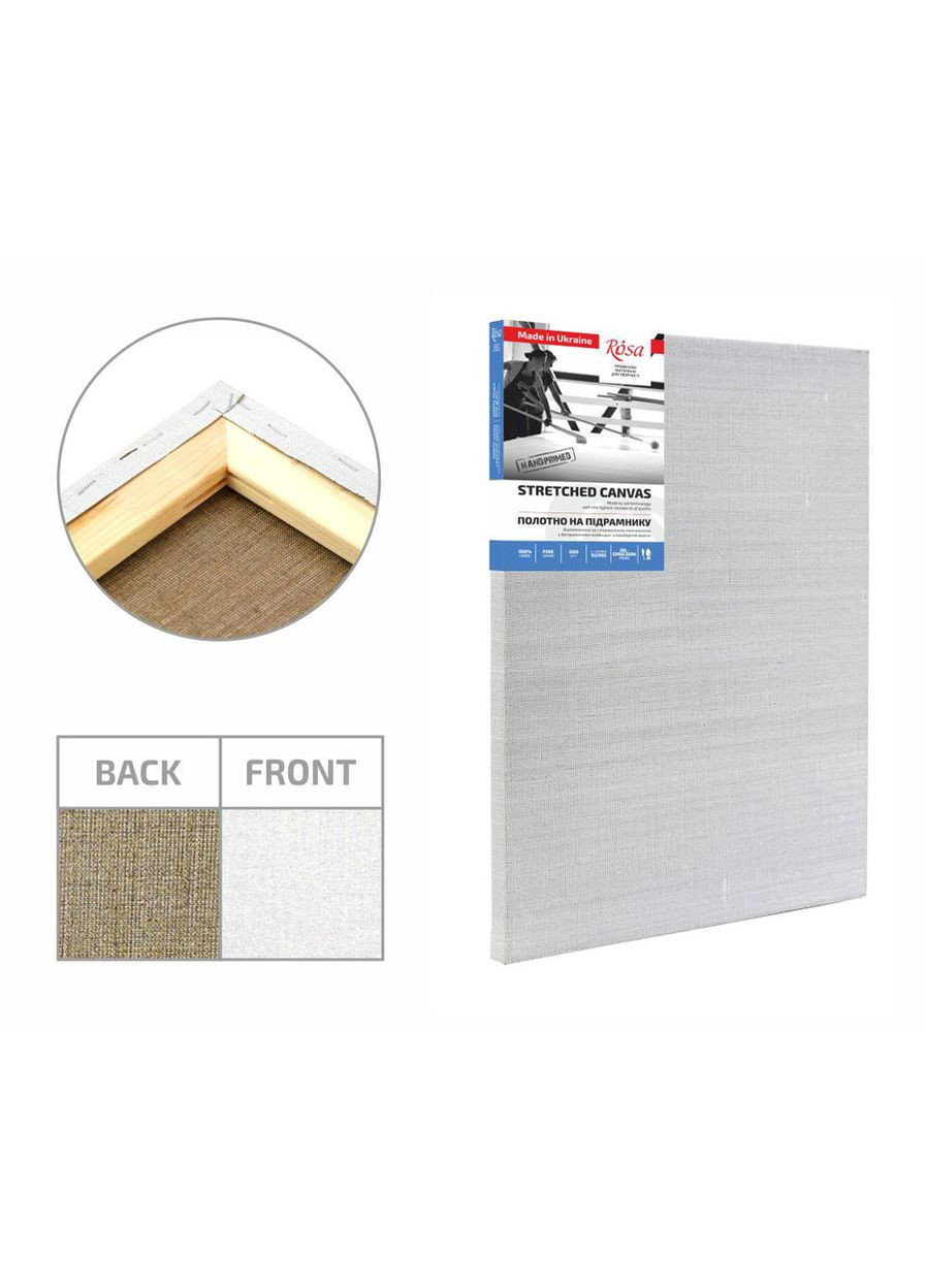 Подрамник см модуль №1 среднее зерно масляный грунт лен ROSA Роса (362586409)