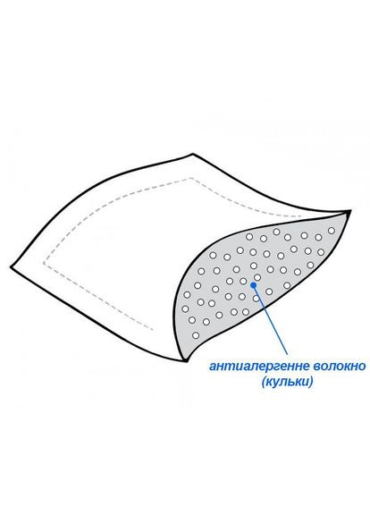 Подушка Ніку 1330-01/60 білий Billerbeck (316626387)