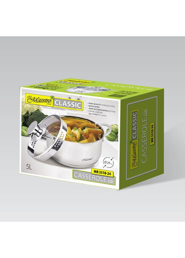 Каструля з кришкою MR-3510-16 1.6 л 16 см Maestro (349221188)